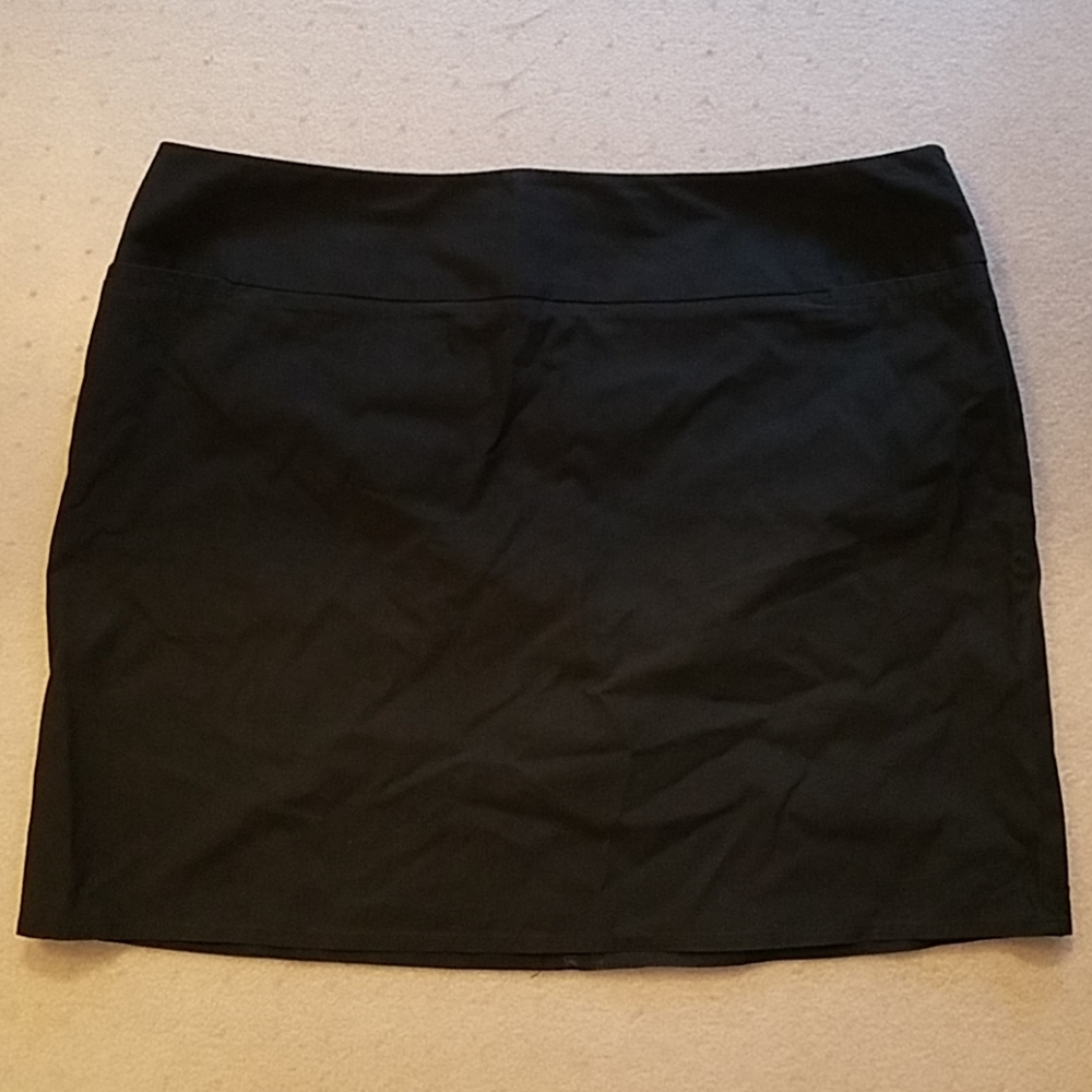 New York & Company Black Skirt Cotton/Nylon/Spande